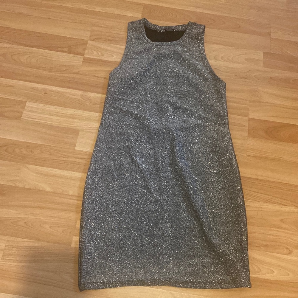 Silver Sparkling Dress